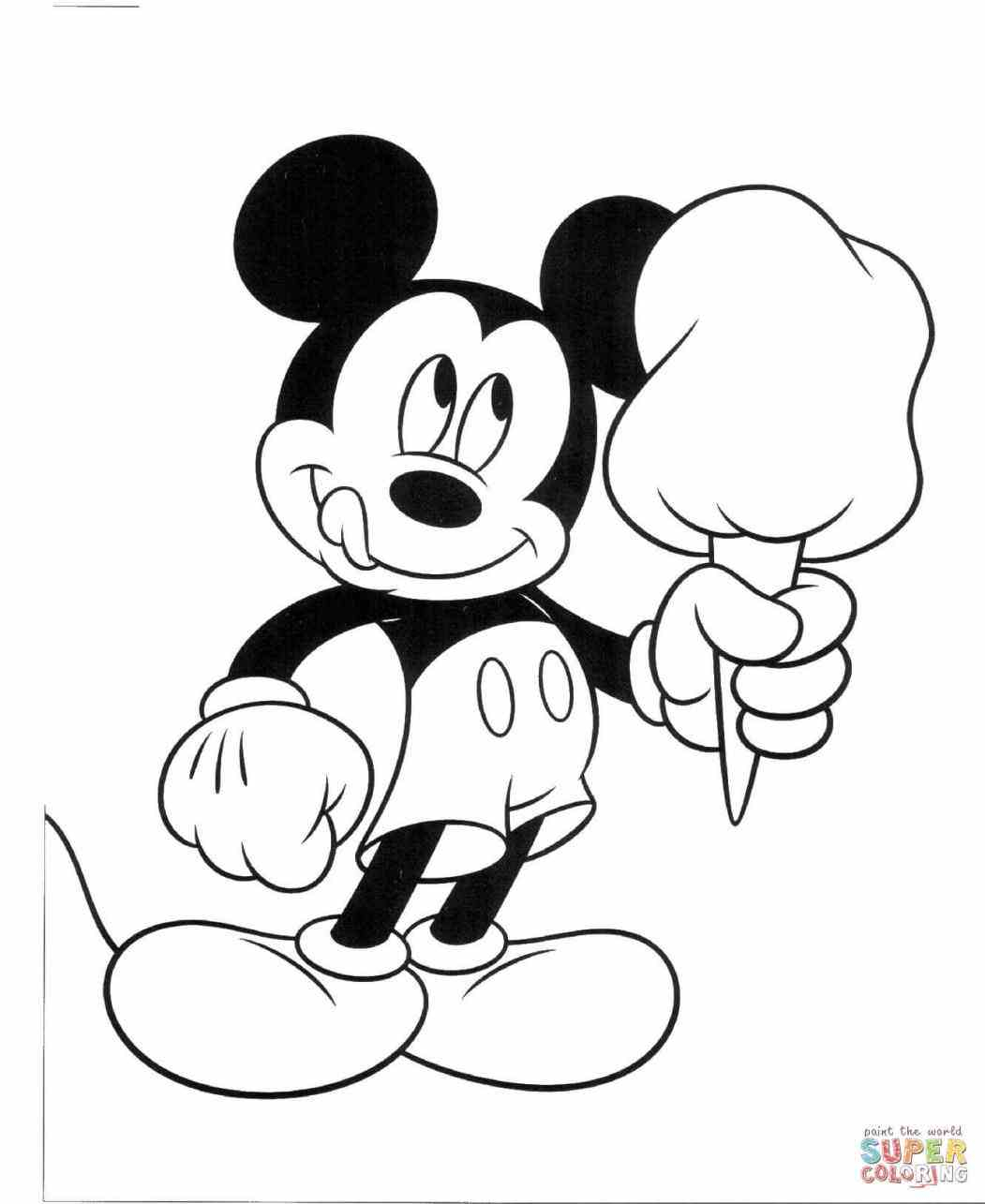 Featured image of post Cute Mickey Mouse Drawing Colour