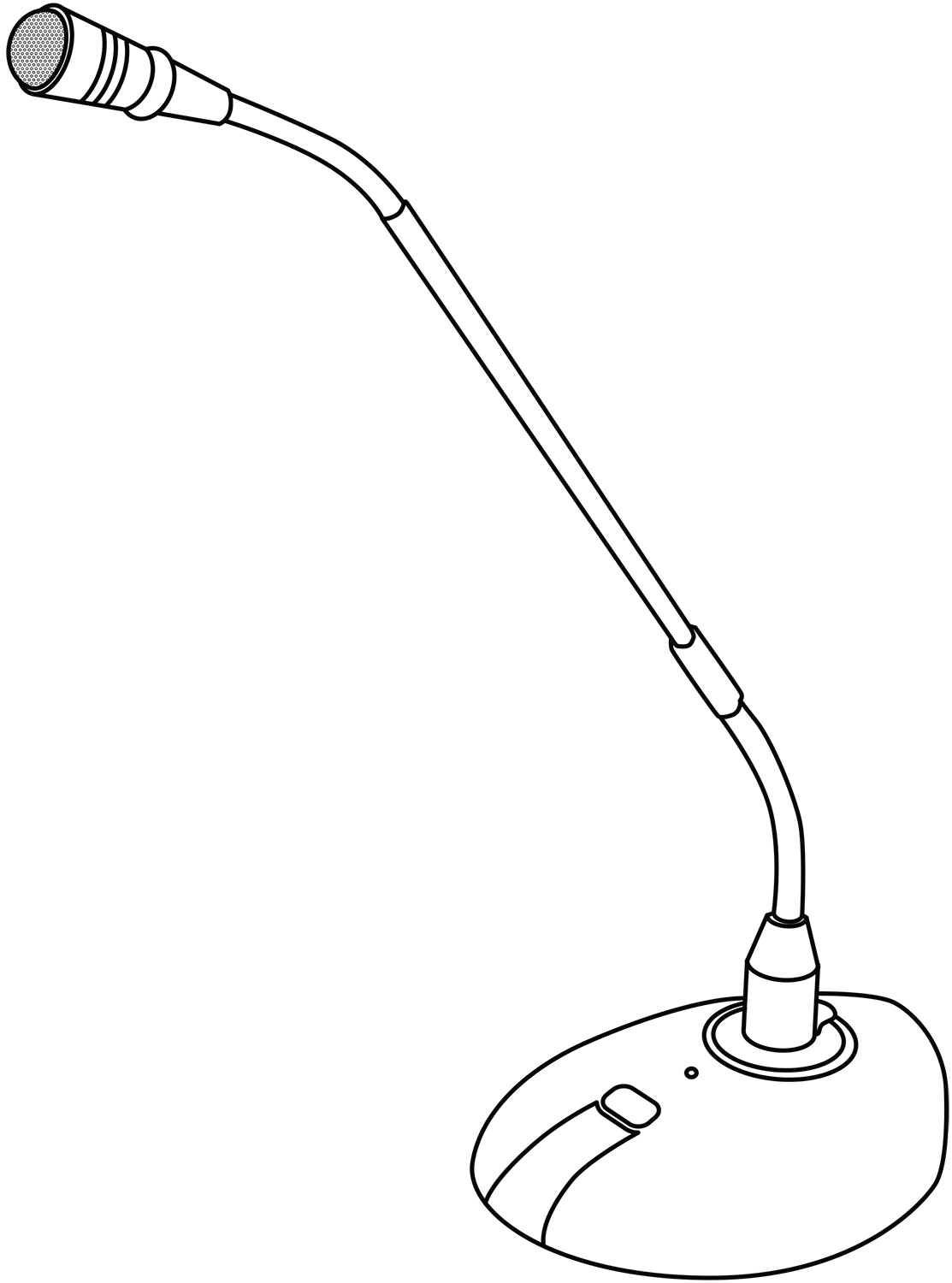 Microphone Stand Drawing at GetDrawings Free download