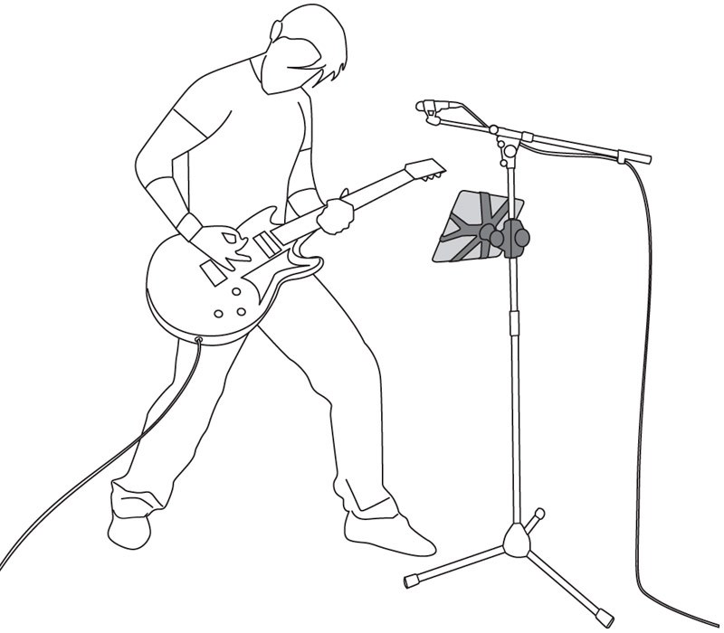 Microphone Stand Drawing At Getdrawings Free Download