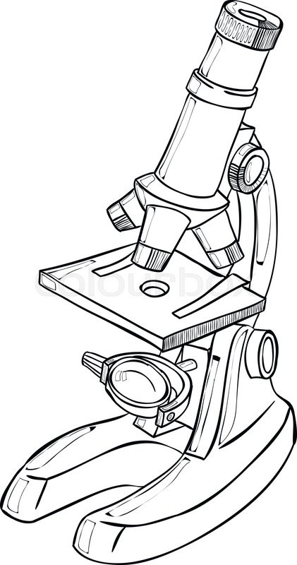 Microscope Drawing at GetDrawings | Free download