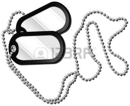 Military Dog Tag Drawing at GetDrawings | Free download