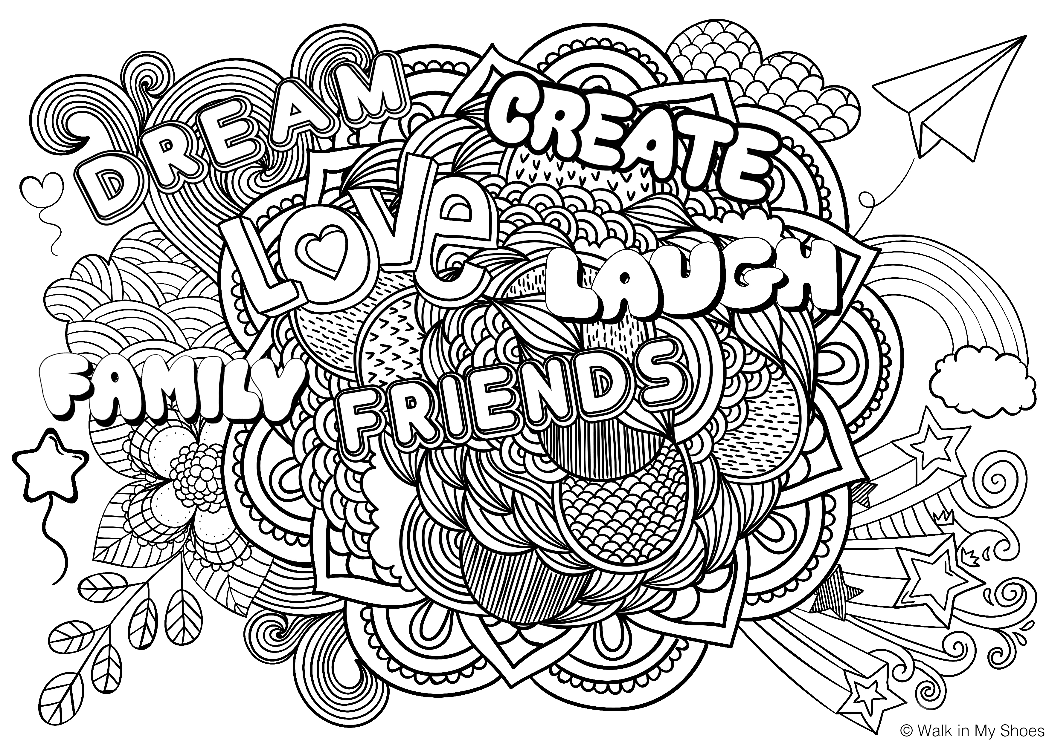 Free Printable Mindfulness Coloring Pages