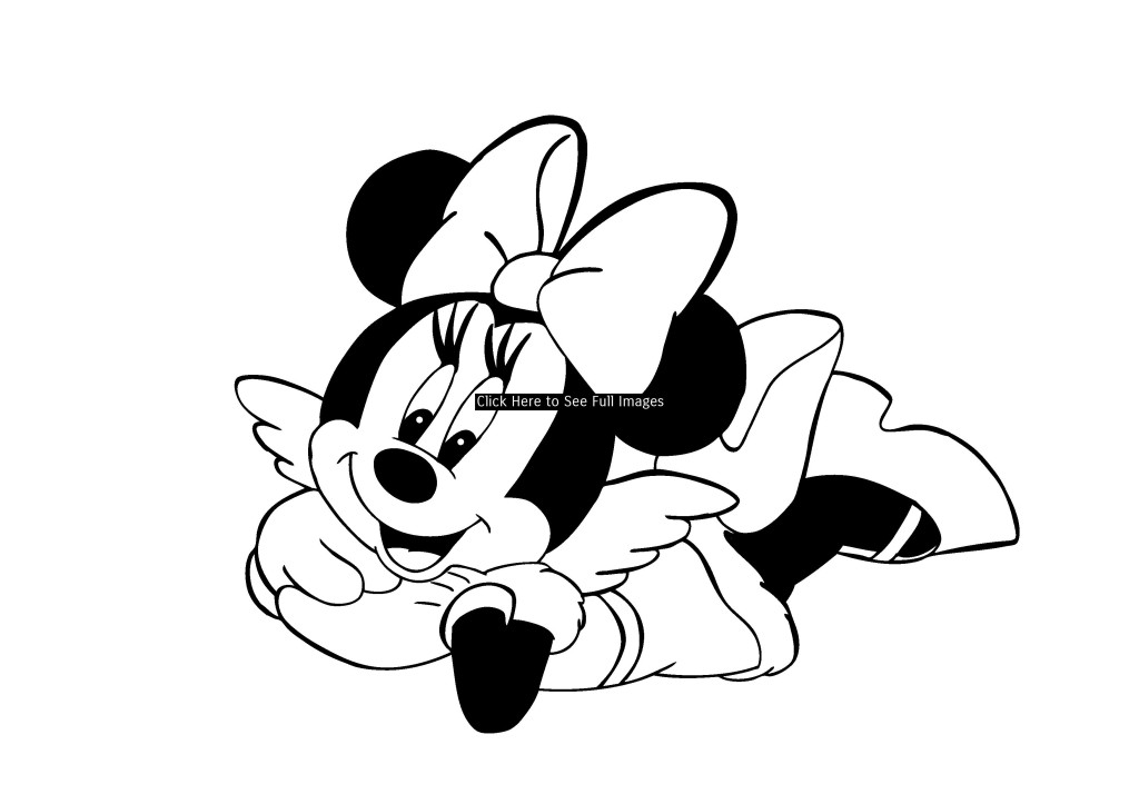 minnie mouse line drawing at getdrawings  free download