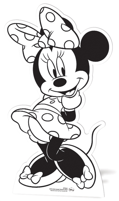 Minnie Mouse Line Drawing at GetDrawings | Free download