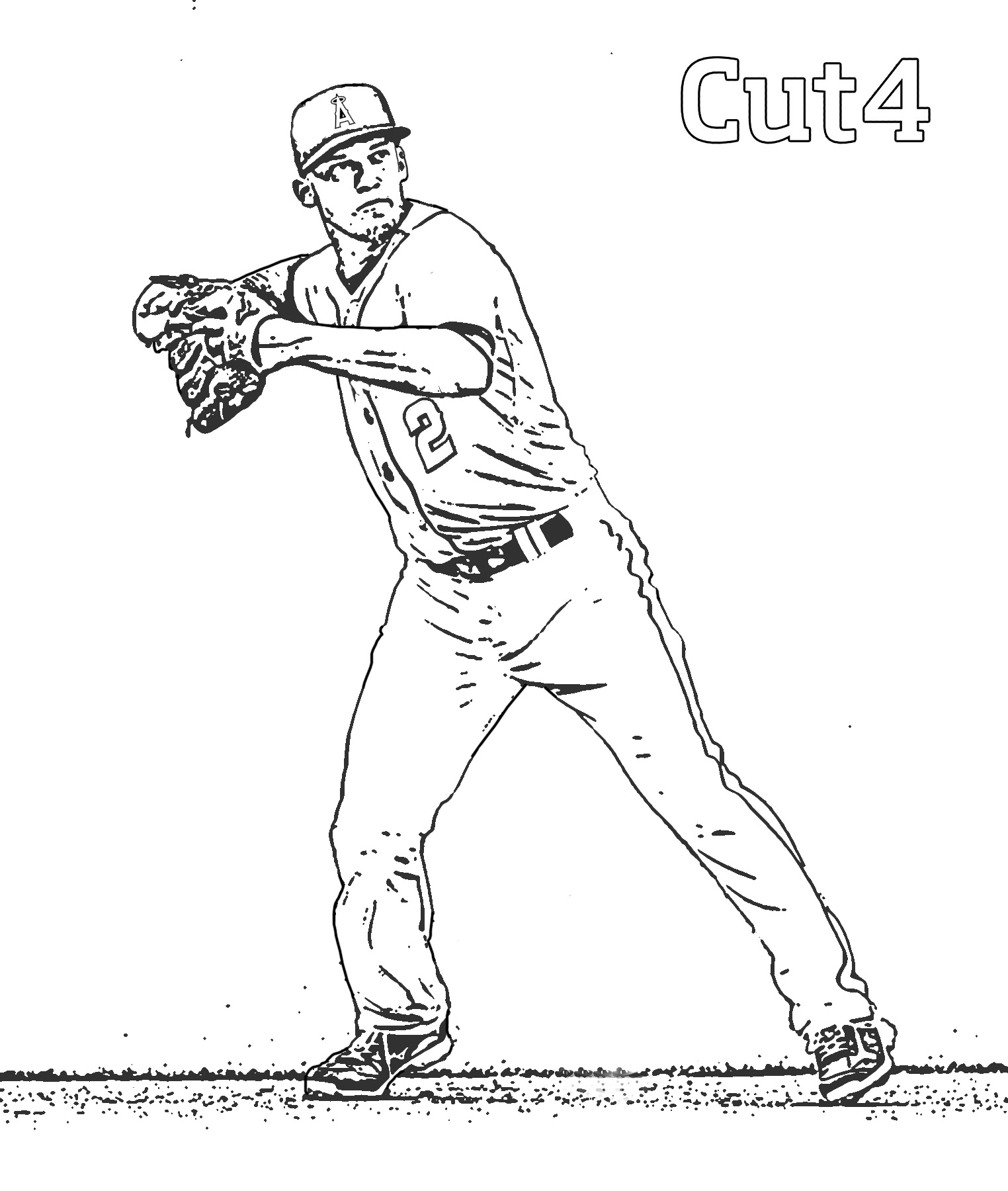 major league baseball player coloring pages - photo #24