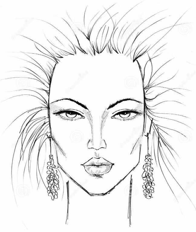 Female Model Drawing At Getdrawings Free Download