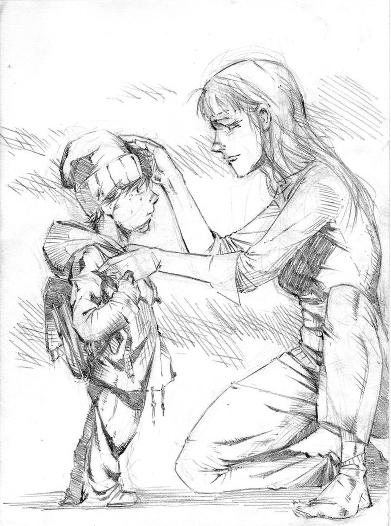 771x1037 Mom And Son Sketch By Jasonc01.