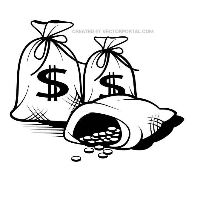 Money Bag Drawing at GetDrawings | Free download