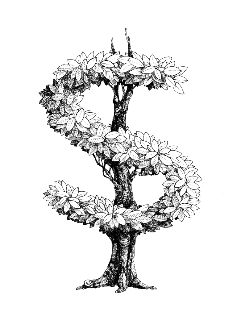 Money Tree Drawing at GetDrawings Free download