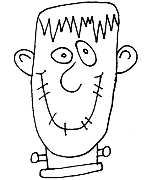 Monster Face Drawing at GetDrawings | Free download