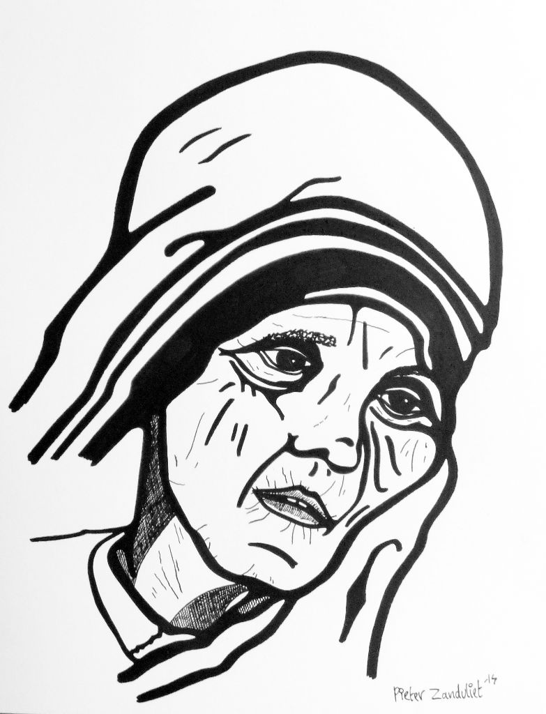 Mother Teresa Drawing at GetDrawings | Free download