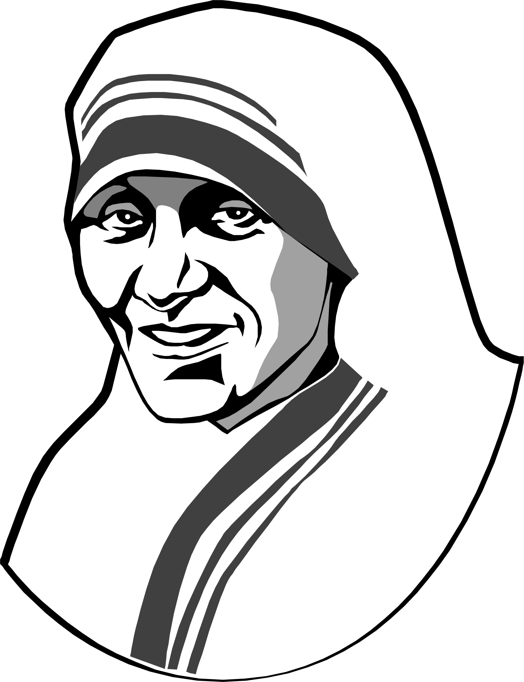 Mother Teresa Drawing at GetDrawings Free download