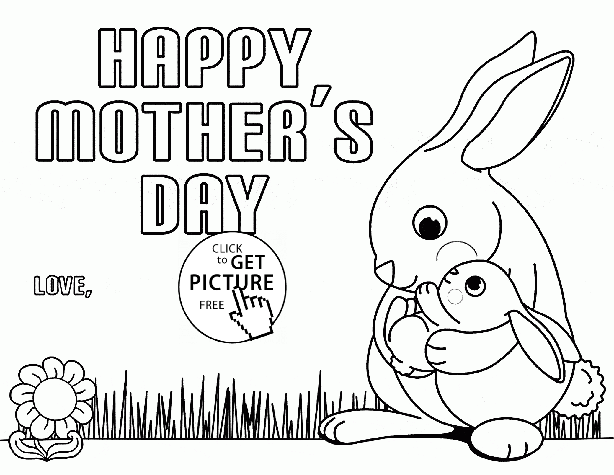 Mother s Day Coloring Pages Printable