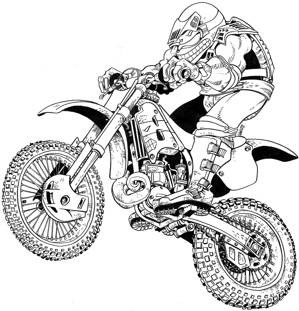 Motocross Drawing at GetDrawings Free download