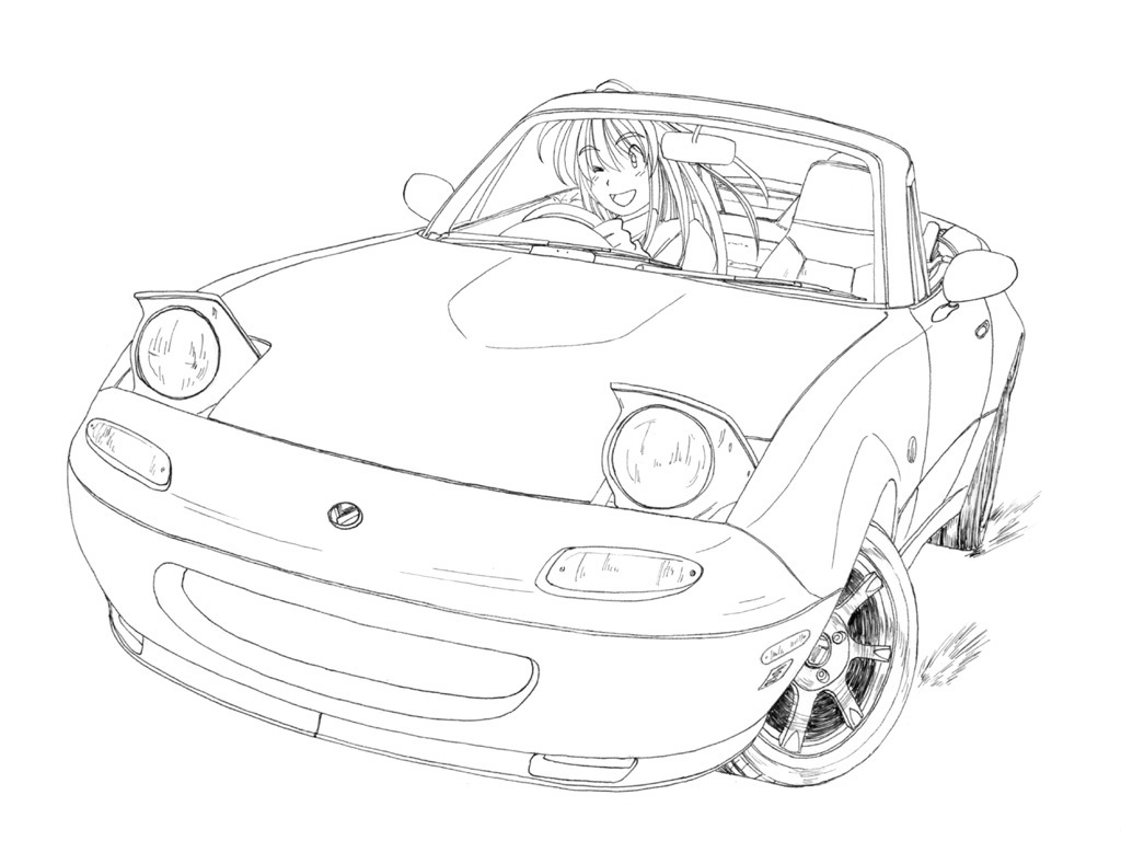 The best free Miata drawing images. Download from 41 free drawings of