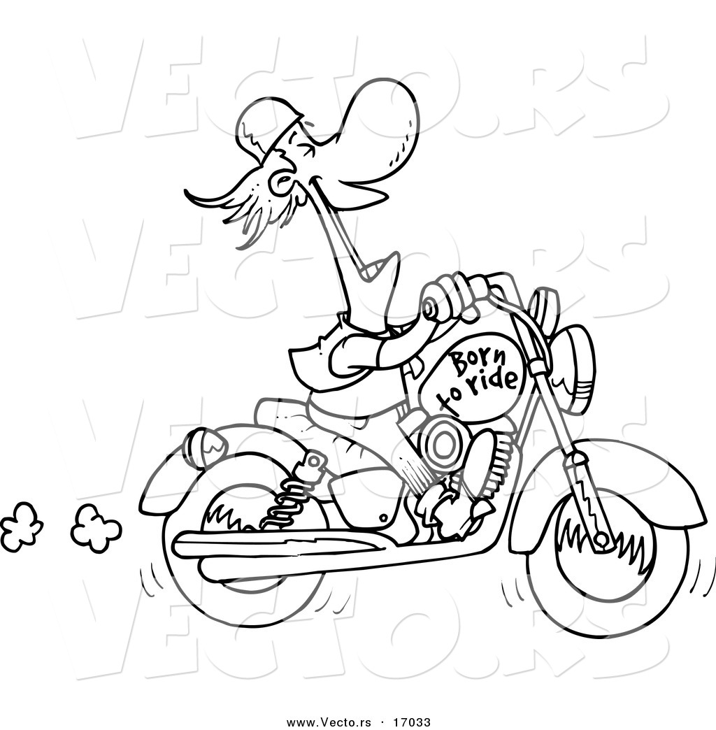 Motorcycle Cartoon Drawing at GetDrawings Free download