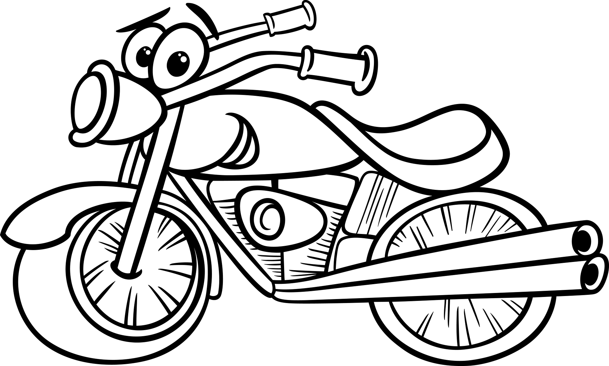 Motorcycle Drawing For Kids At GetDrawings Free Download