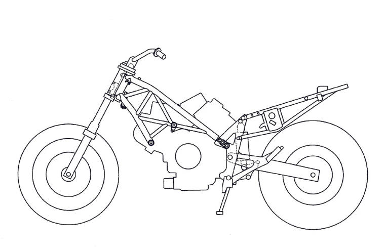 Motorcycle Engine Drawing At Getdrawings 