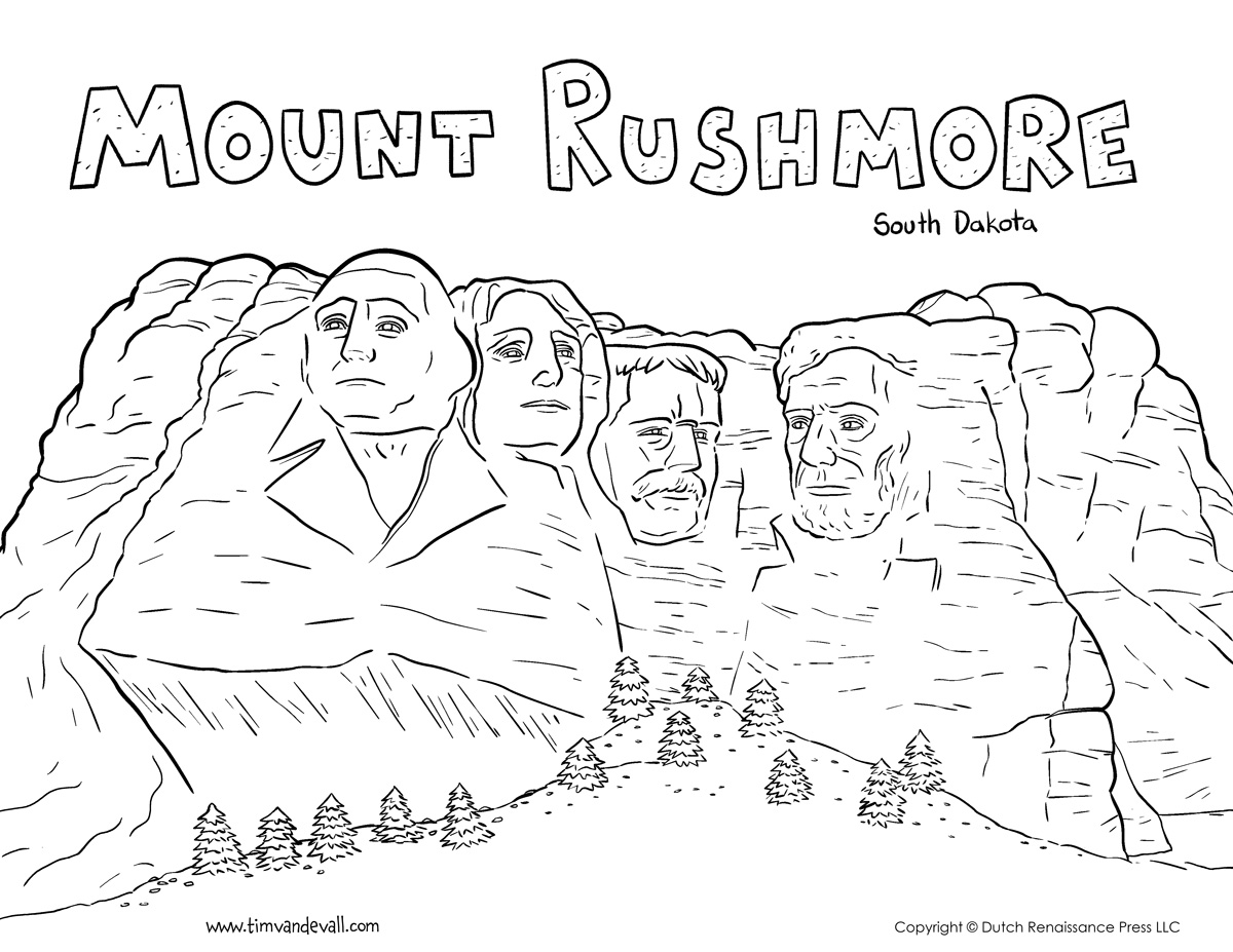 Mount Rushmore Drawing at GetDrawings Free download