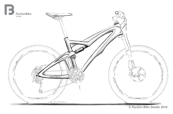 Mountain Bike Drawing at GetDrawings | Free download