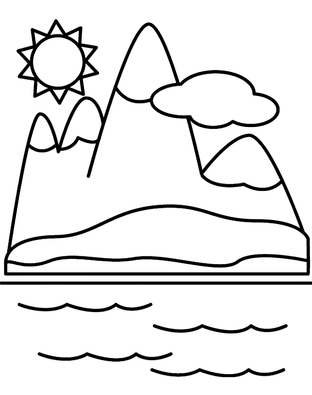 Mountains Drawing