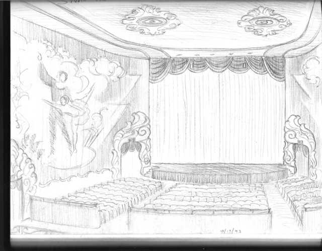 Movie Theater Drawing at GetDrawings | Free download