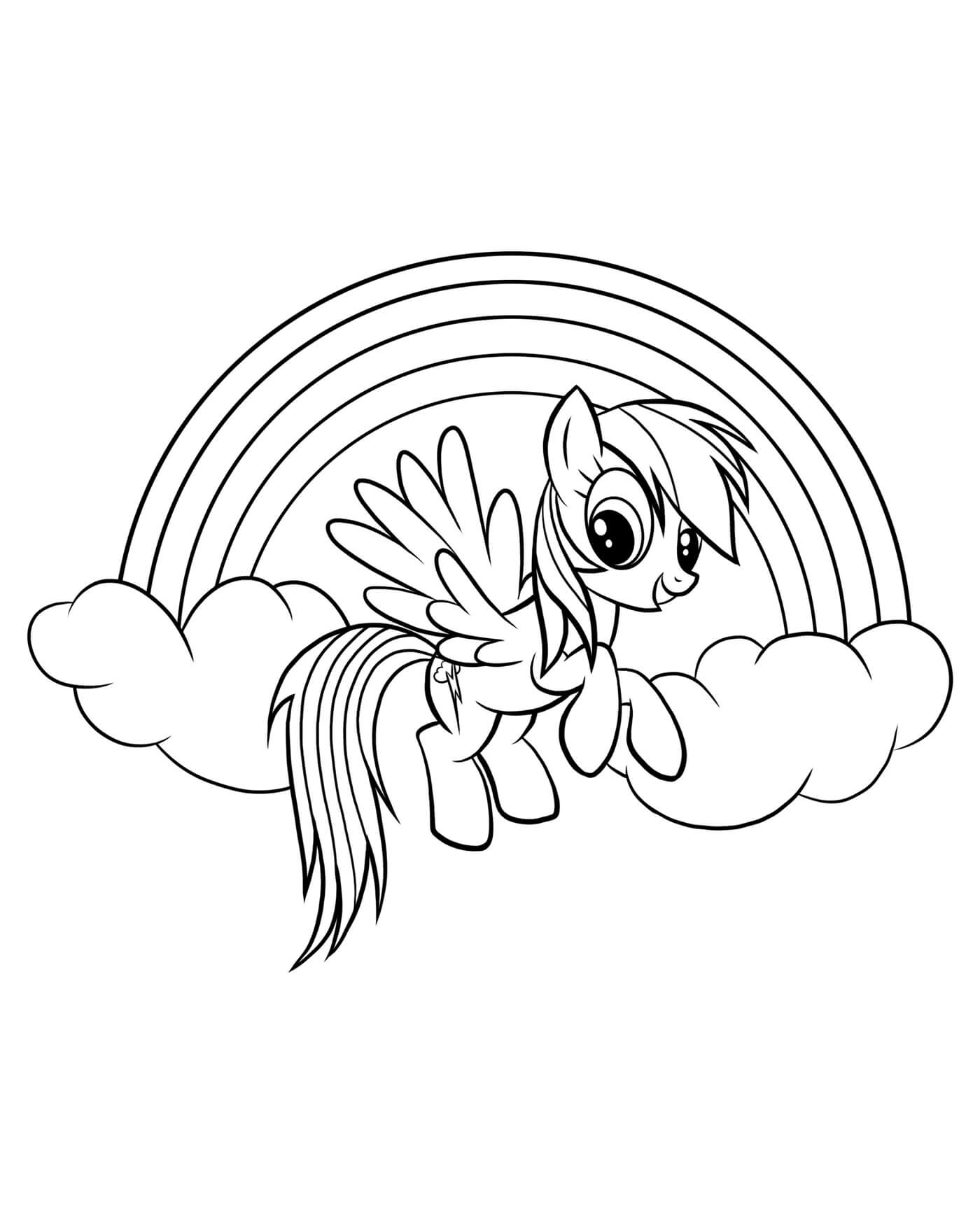My Little Pony Drawing Rainbow Dash at GetDrawings | Free download