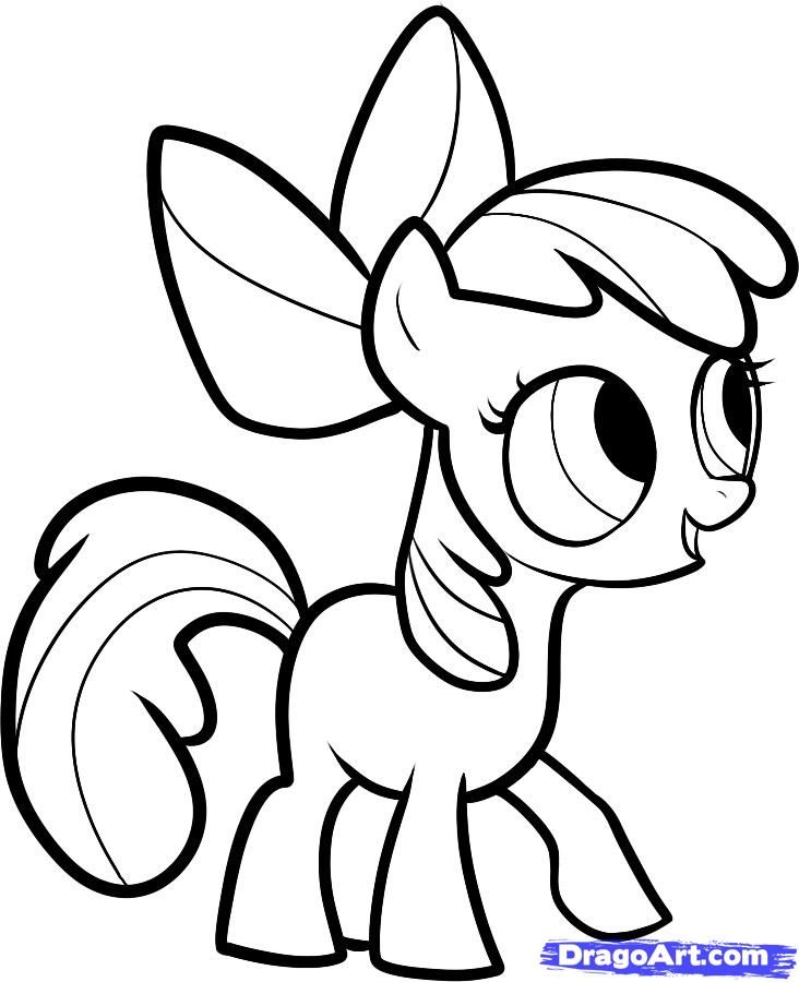 My Little Pony Pencil Drawing at GetDrawings | Free download