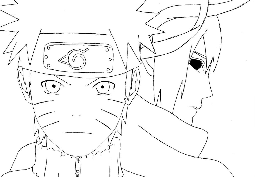 Naruto And Sasuke Drawing at GetDrawings.com | Free for personal use