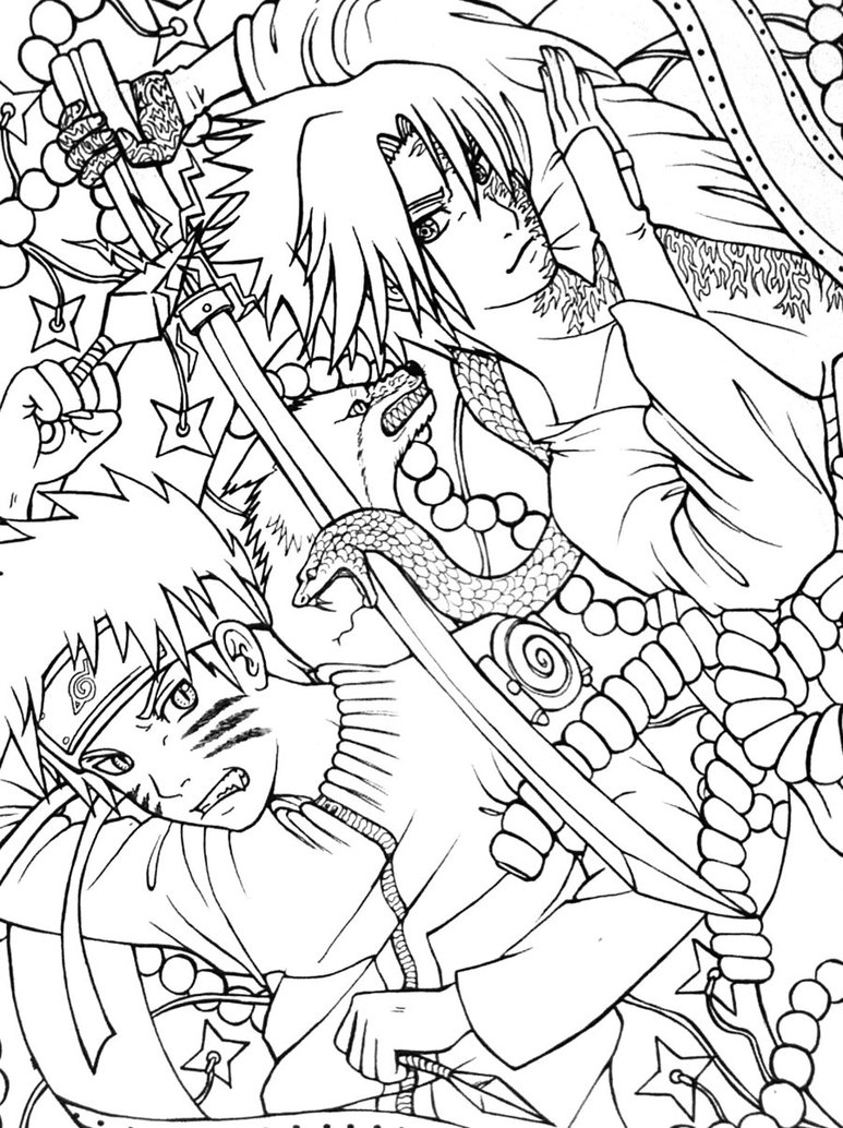 Naruto And Sasuke Drawing at GetDrawings  Free download