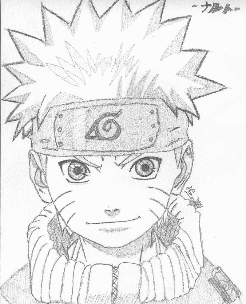 Naruto Outline Drawing at GetDrawings Free download