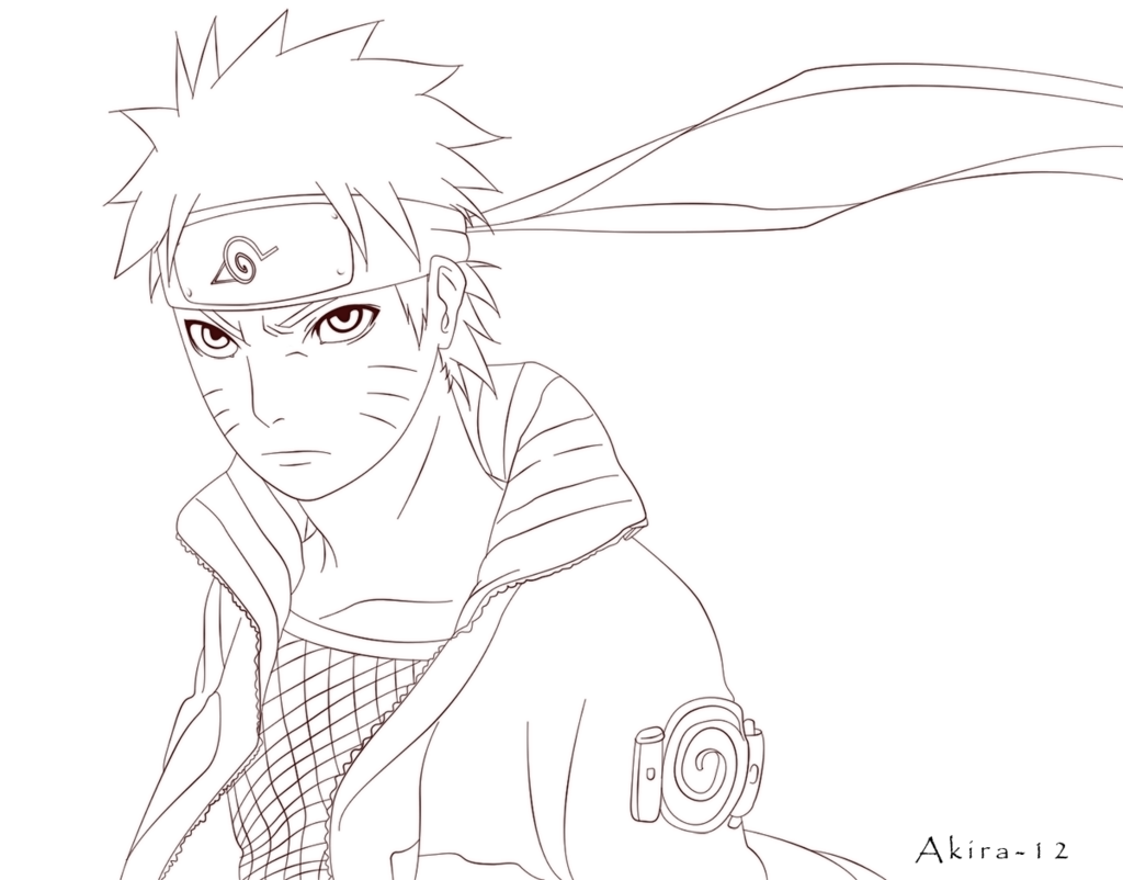 Naruto Outline Drawing at GetDrawings Free download