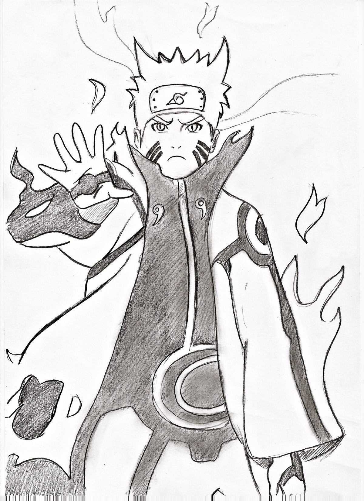 Naruto Pencil Drawing By Manuel Sama On Deviantart Vrogue Co