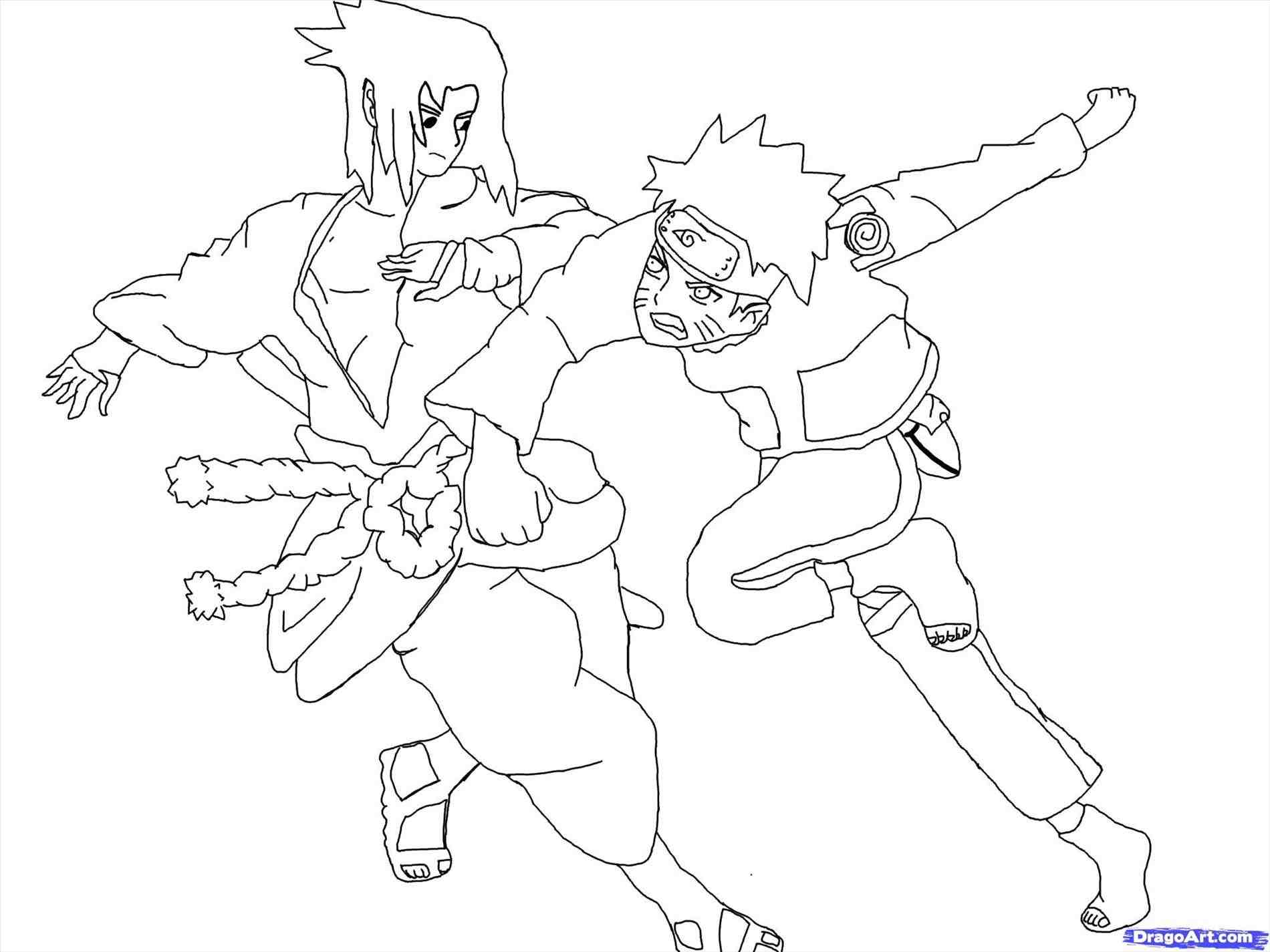 Naruto Vs Sasuke Drawing at GetDrawings | Free download