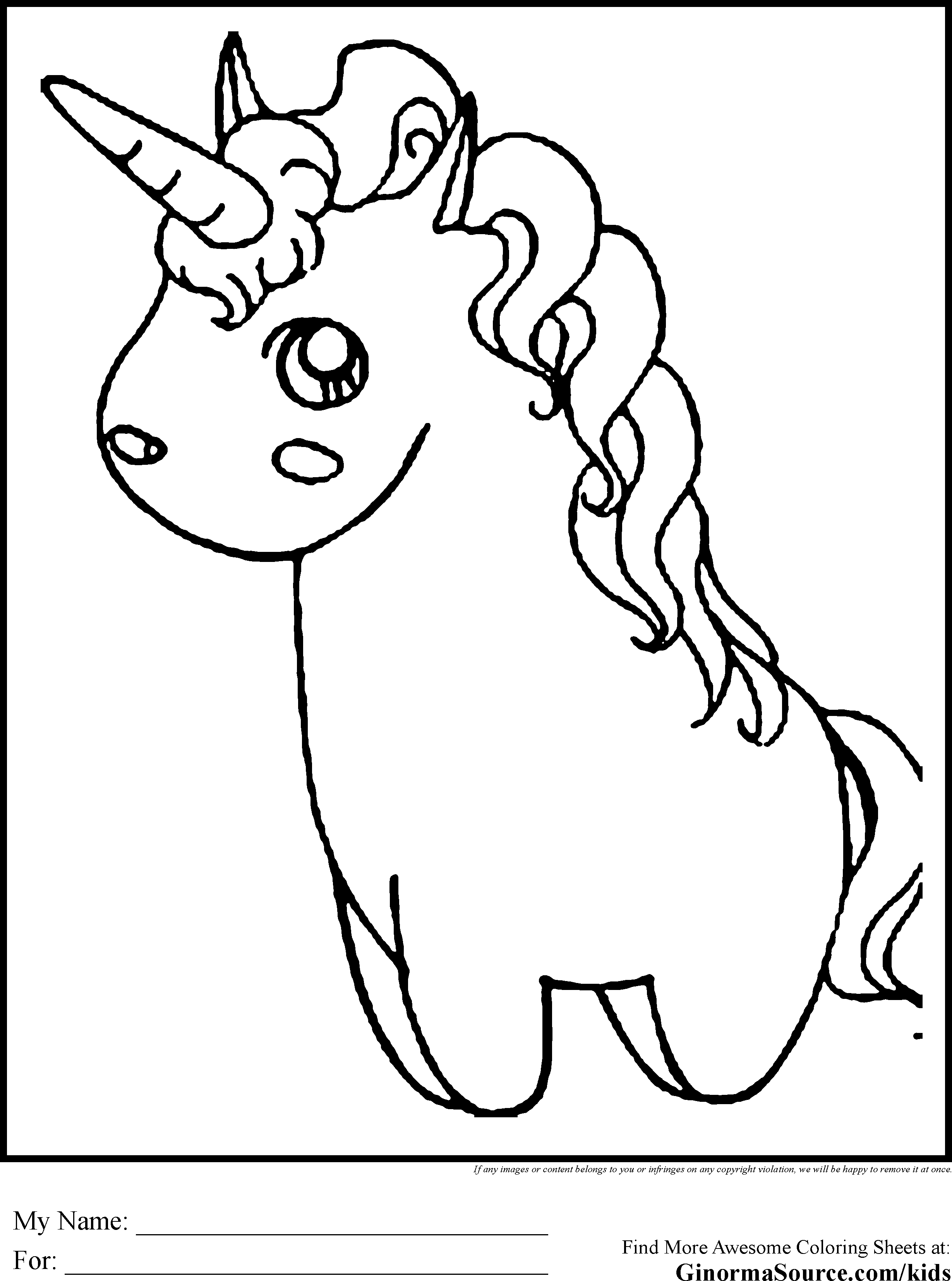 Cute Baby Narwhal Coloring Pages Sketch Coloring Page