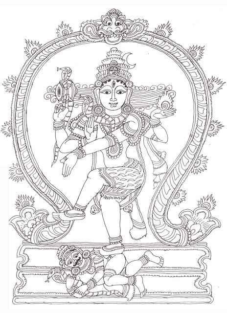 Nataraja Drawing at GetDrawings | Free download