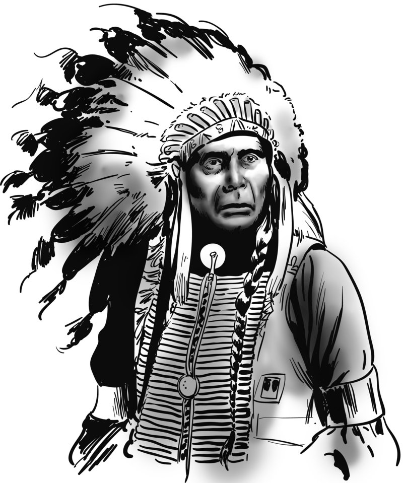 Native American Chief Drawing at GetDrawings Free download