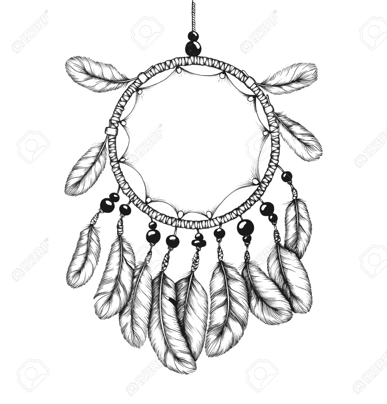 Native American Dreamcatcher Drawing at GetDrawings Free download