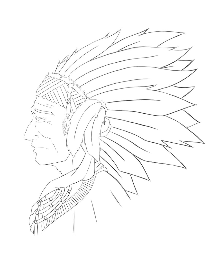 native-american-headdress-drawing-at-getdrawings-free-download