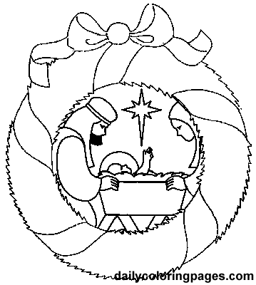 Nativity Scene Line Drawing at GetDrawings | Free download