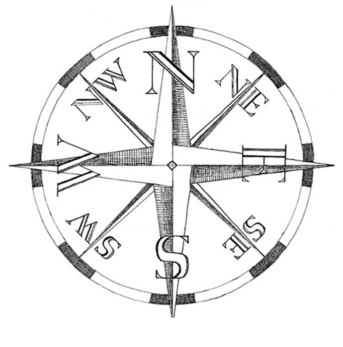 Nautical Compass Drawing At Getdrawings Free Download