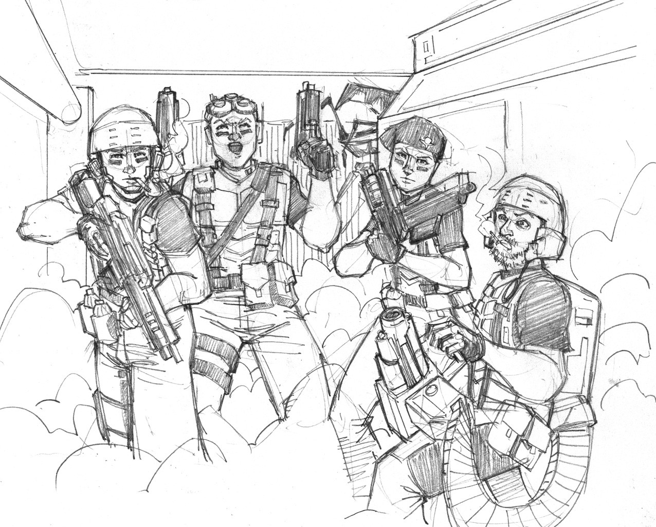 Nerf Gun Drawing at GetDrawings | Free download