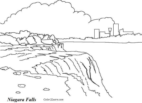 Niagara Falls Drawing at GetDrawings | Free download