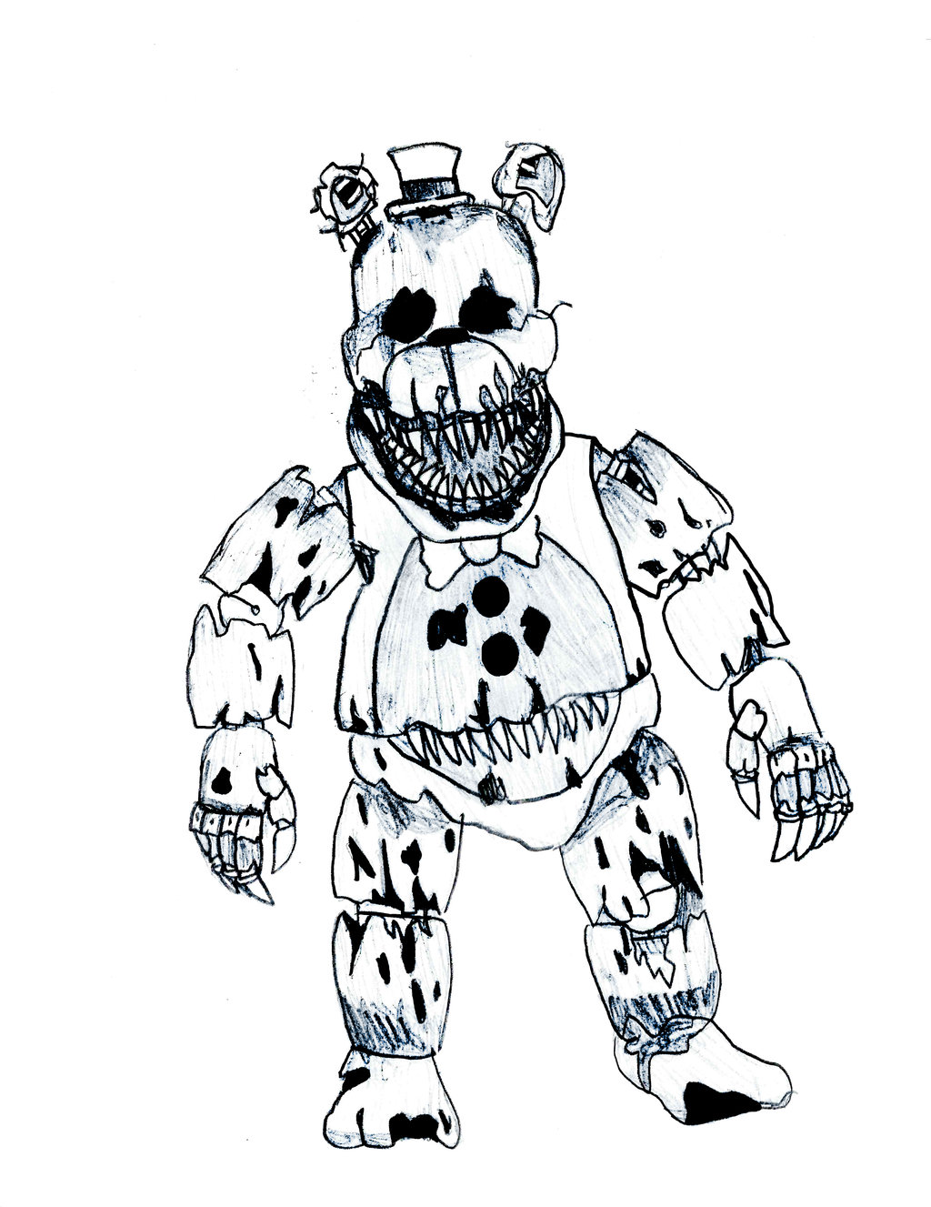 9. drawing images for 'Fredbear'. 