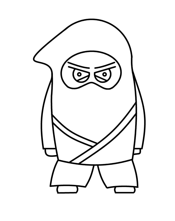 Cartoon ninja