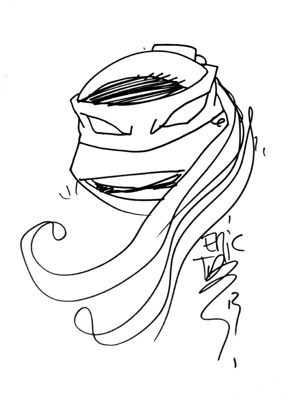 Ninja Turtle Face Drawing At GetDrawings | Free Download