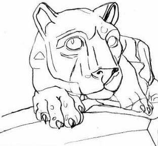 Nittany Lion Drawing at GetDrawings | Free download