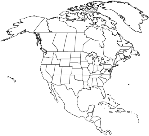 North America Drawing at GetDrawings | Free download