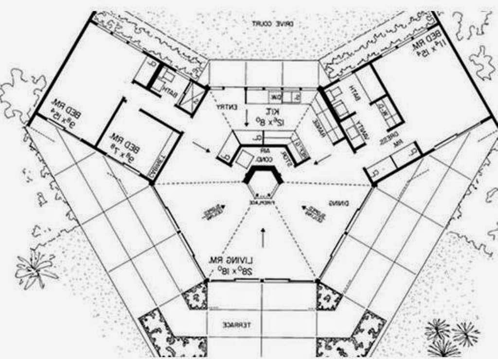 Modern Octagon House Plans