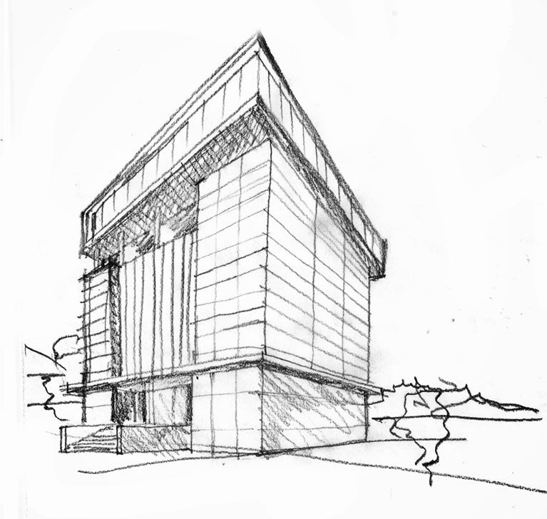 Office Building Drawing at GetDrawings Free download